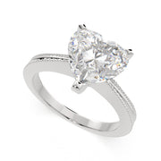 Camilla Heart Cut Solitaire Engagement Ring Setting - Nivetta